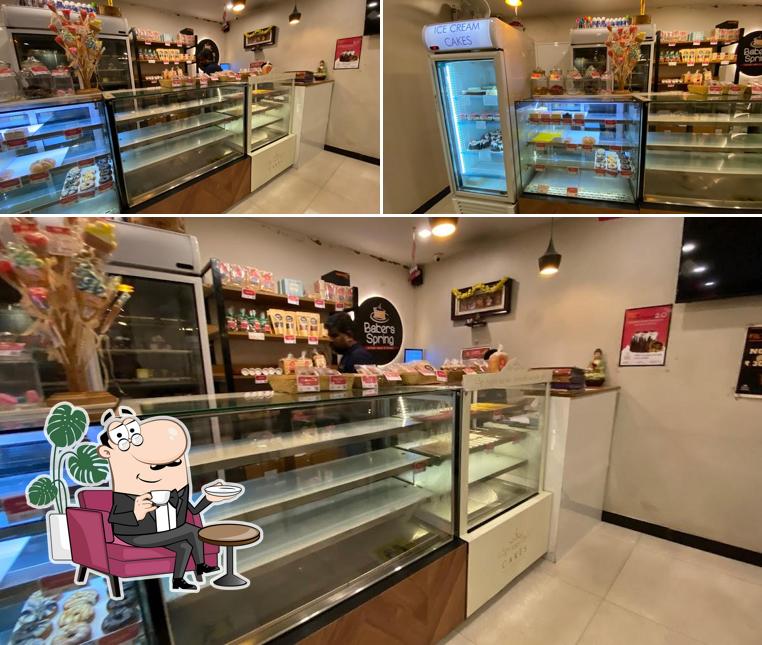 The interior of Bakers Spring