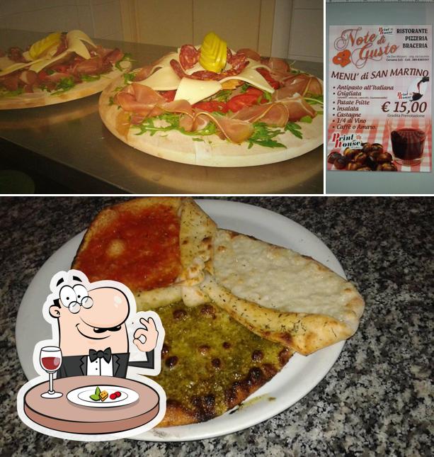 Dai un’occhiata alla foto che raffigura la cibo e vino di Note Di Gusto