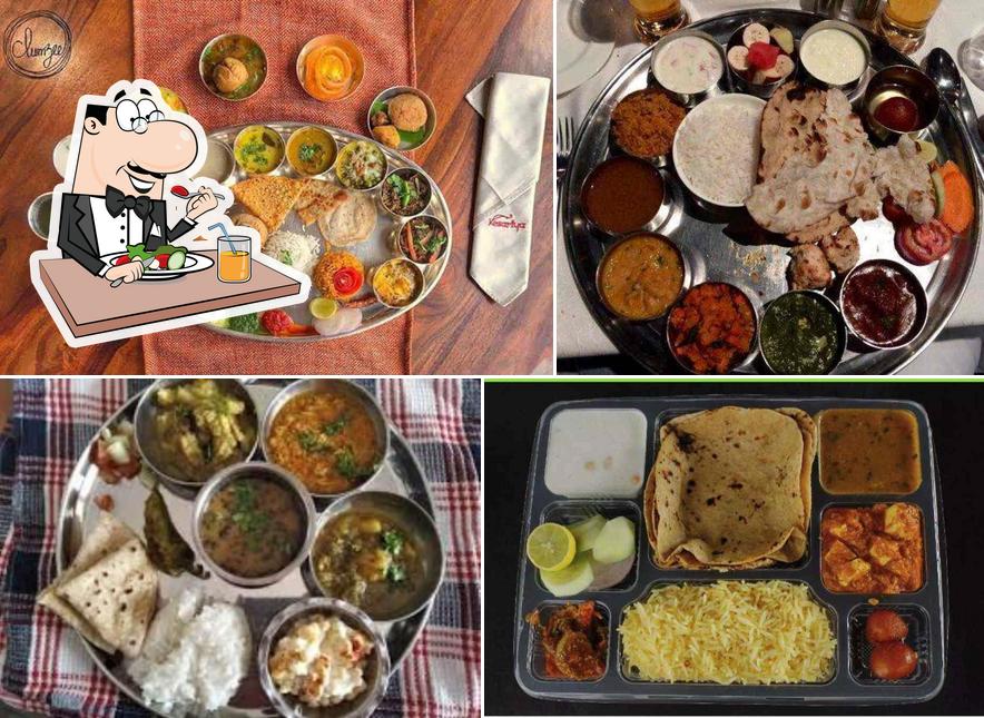 Food at Shekhawati Thali