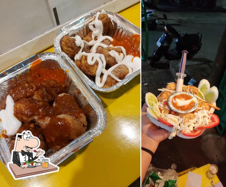 Food at Yellow food truck