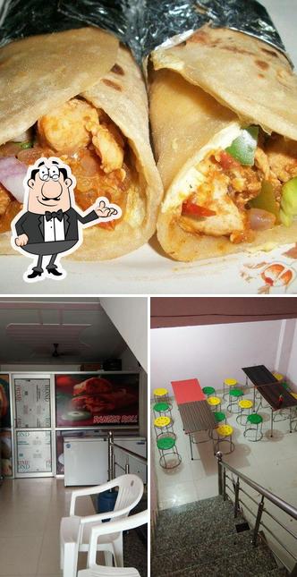 The image of interior and food at Roll Express