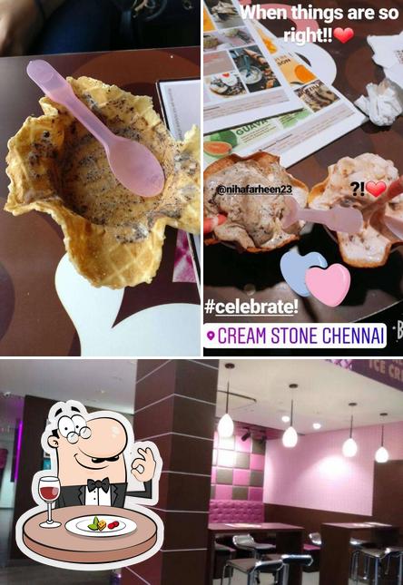 Food at Cream Stone Concepts