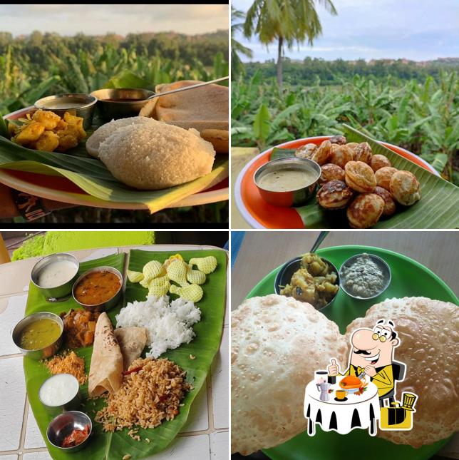 Food at Archana Guesthouse riverview & Roof Restaurant