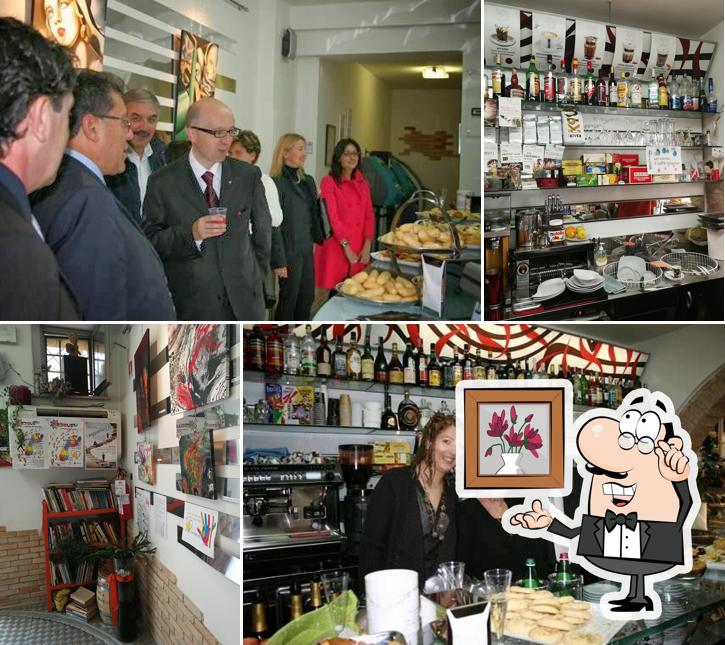 Gli interni di Gotha Café