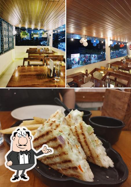 The image of Chapter One’s interior and food