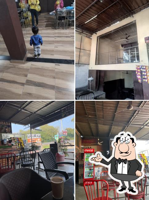 Take a seat at one of the tables at Khalsa Dhaba