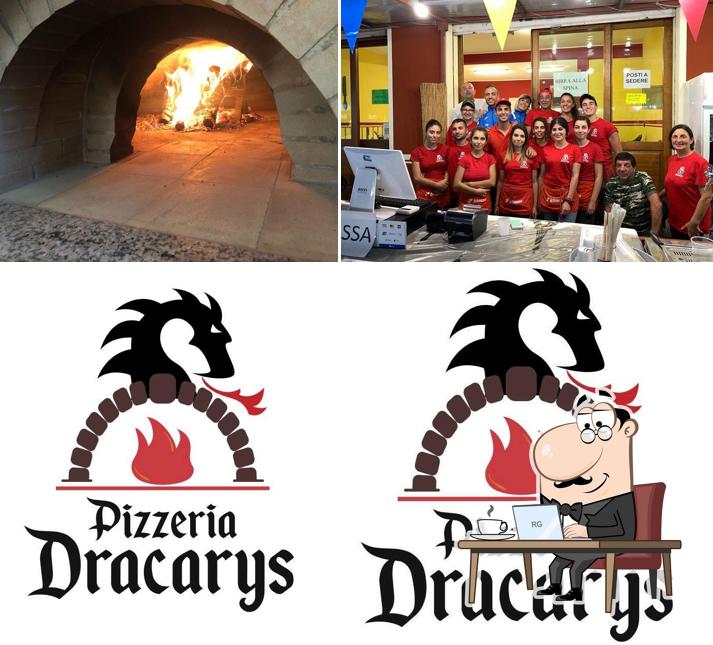 Gli interni di Pizzeria Dracarys