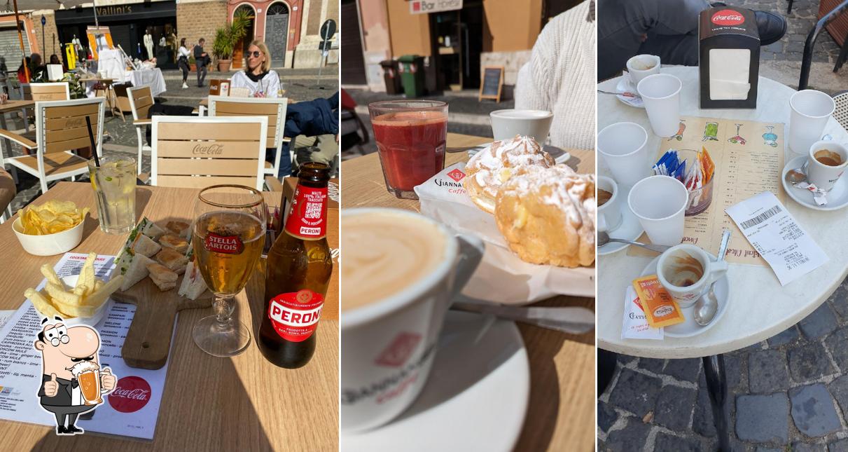 Puoi goderti un rinfrescante bicchiere di birra chiara o scura
