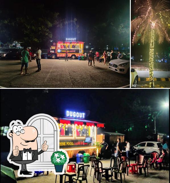 The photo of exterior and interior at Dugout - The Food Truck