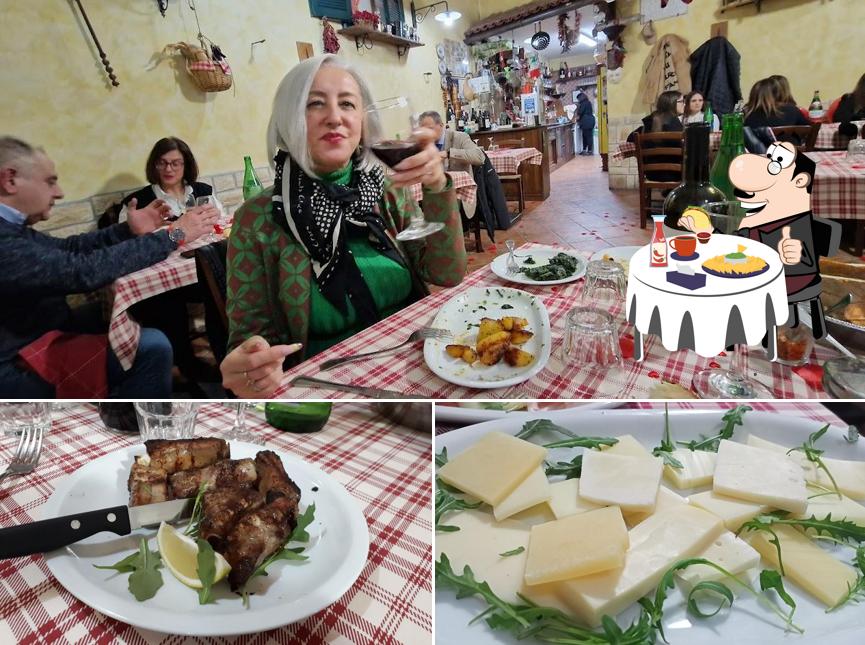 Piatto di formaggi al La Vecchia Cucina