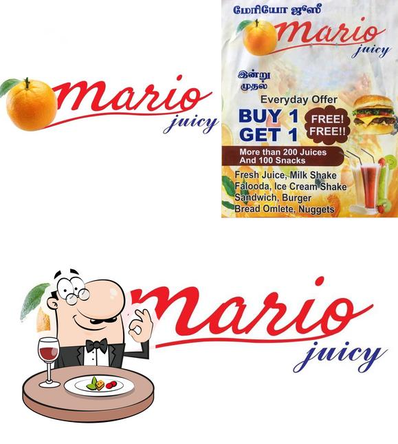 Food at Mario Juicy Saibaba Colony