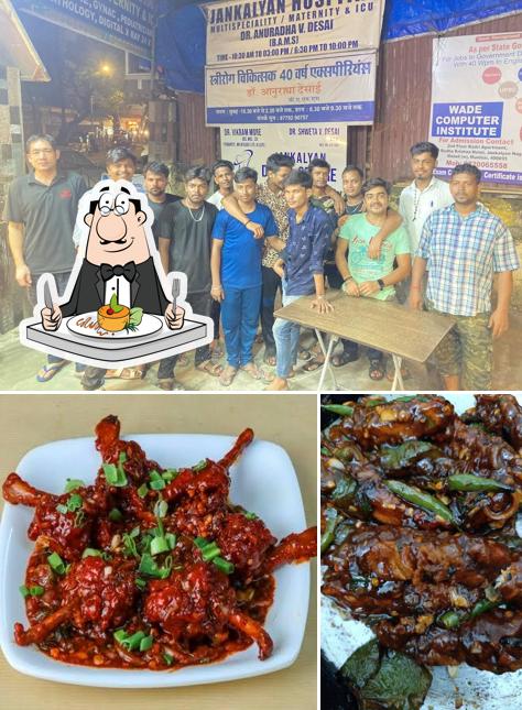 This is the picture showing food and interior at Poddar Cuisine