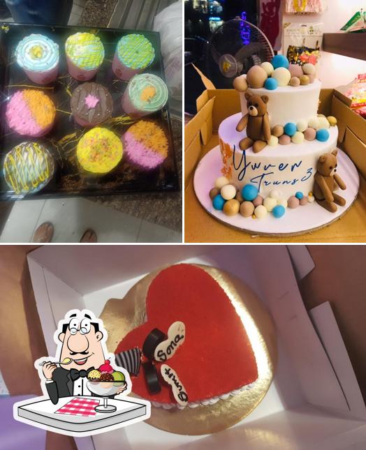 Rich Bakers serves a variety of sweet dishes