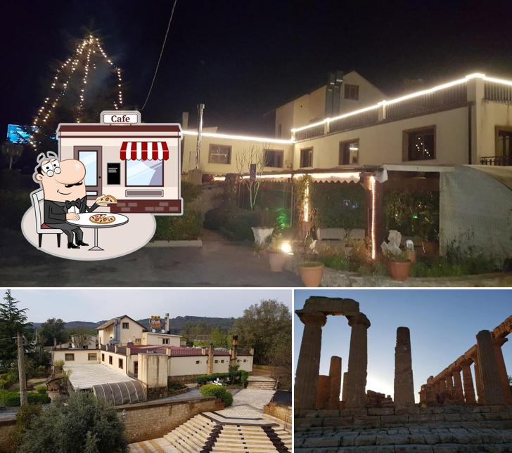 Puoi goderti l'aria fresca da seduto all'esterno di Ristorante e Hotel Al Ritrovo