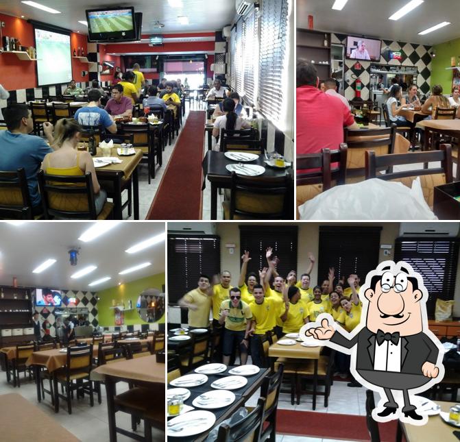 O interior do Restaurante Delicinha's