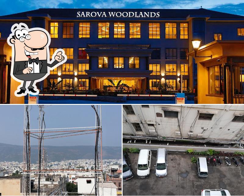 Take a look at the outside part of Sarovar Hotel