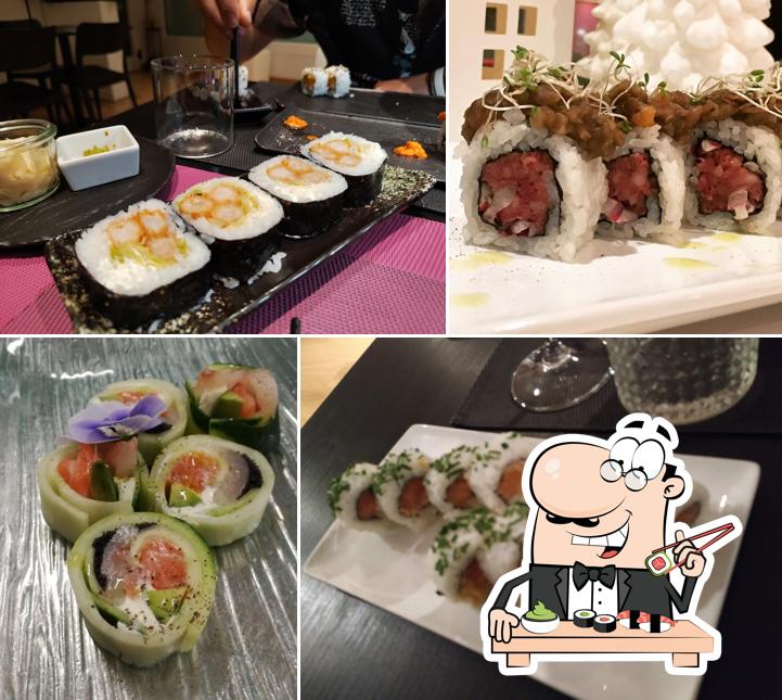Scegli le varie opzioni di sushi