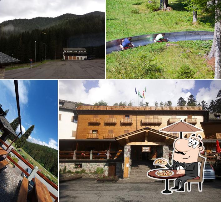 Goditi la vista dall'area esterna di Hotel Spiazzi