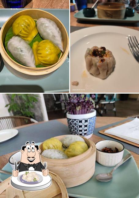Dumplings at Lyfe Farm To Fork Restaurant Whitefield