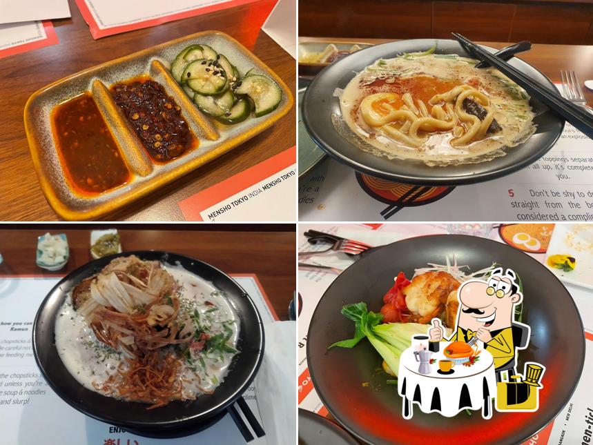 Meals at Mensho Tokyo