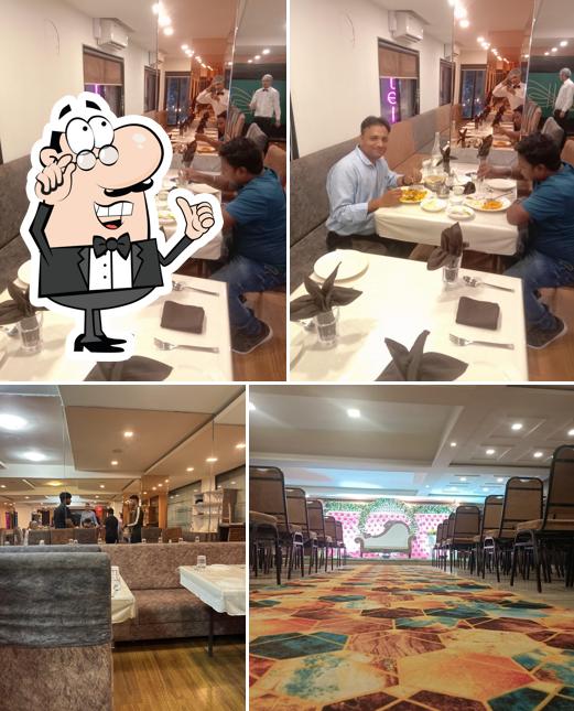 The interior of Palate Veg Treat Multi Cusine Restaurant