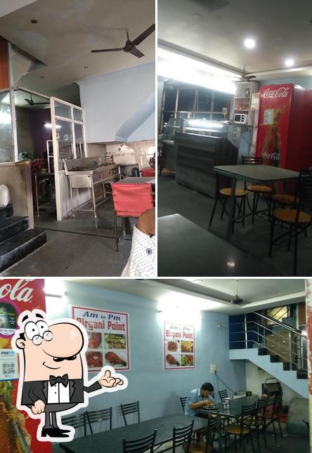 The interior of AM to PM Biryani Point