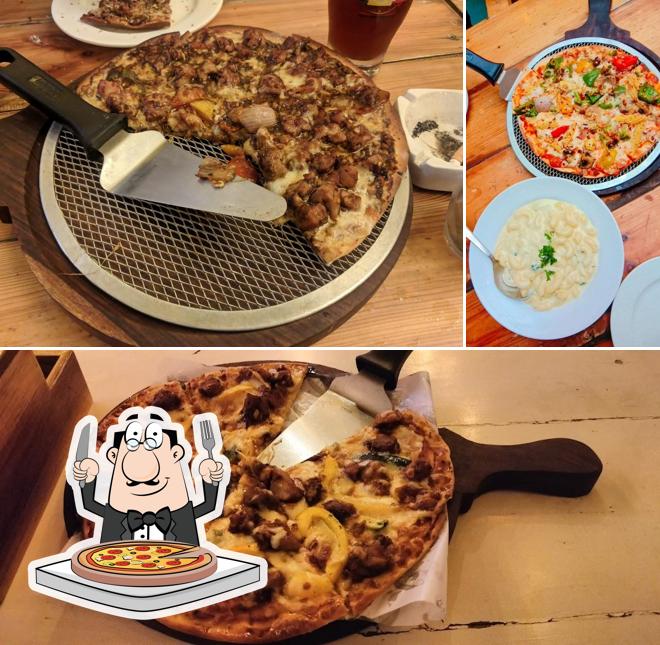 Try out pizza at A Backyard All Day Dinner