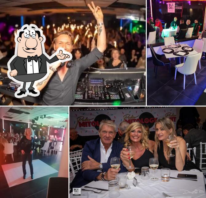 Gli interni di Black & White Disco Fiorini