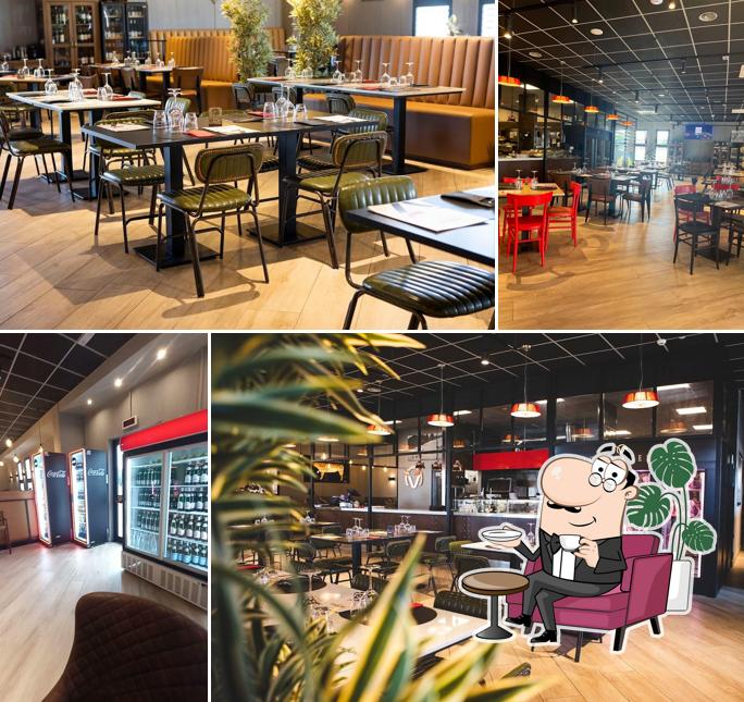 Gli interni di Bova's The Grill Steak House Tarquinia