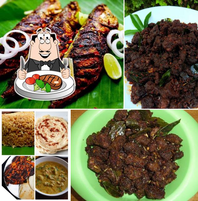 Get meat dishes at FRIENDS FOOD CORNER