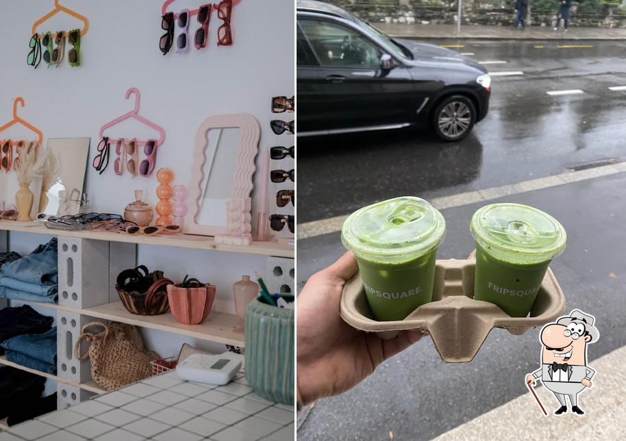 Gli esterni di Fripsquare café & Vintage store