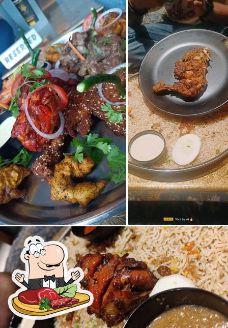 Order meat dishes at Mandi Elite