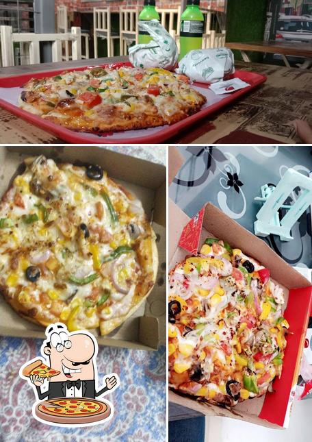 Get pizza at PIZZAA TIME