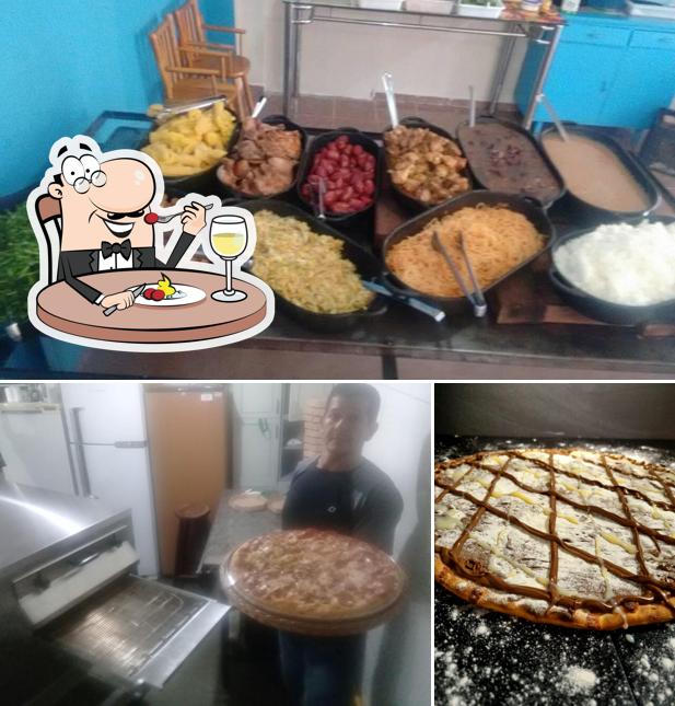 Comida em Pizzaria Vezaro