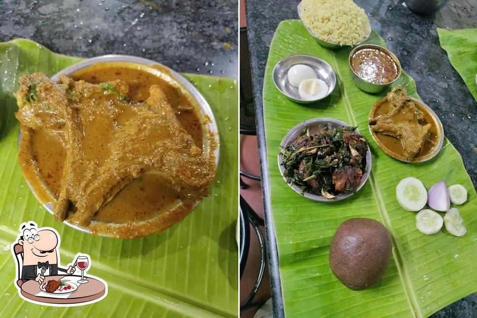 Sri Chamundeshwari Chandrappa hotel offers meat meals