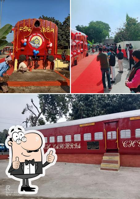 Look at this picture of Train Cafeteria Restaurant