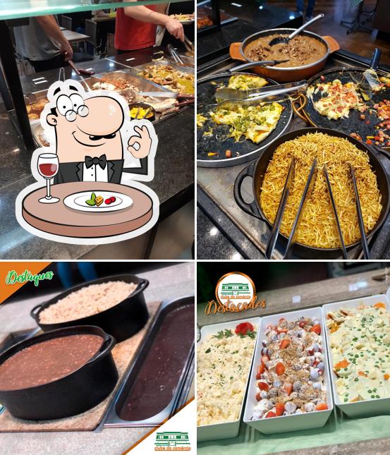 Platos en Clube do Comércio de Porto Alegre