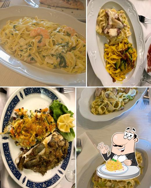 Spaghetti alla carbonara al Trattoria Il Quadrifoglio