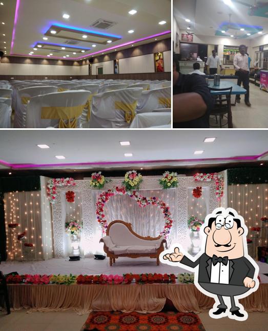 The interior of Maya Bazaar Restaurant