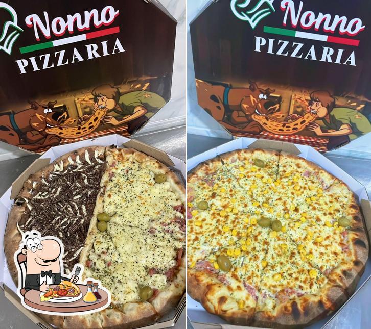 No Nonnopizzaria&pastelaria, você pode desfrutar de pizza