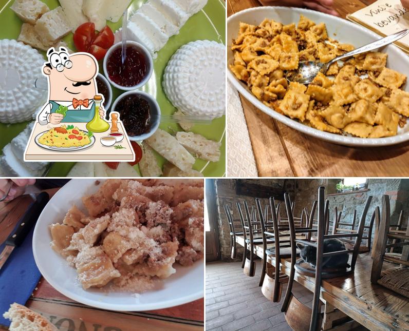 Cibo al Agriturismo Il Ristoro di Cervoli