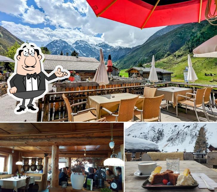 Gli interni di Restaurant Bergführer