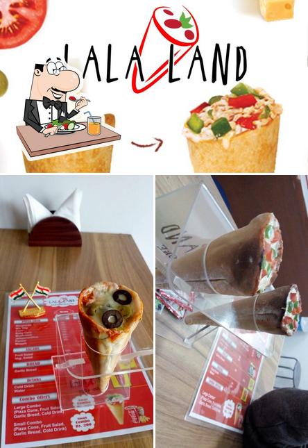 Food at LALA LAND PIZZA CONE