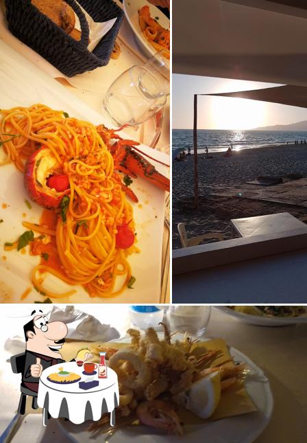 Piatto di formaggi al Lido Il Brigantino