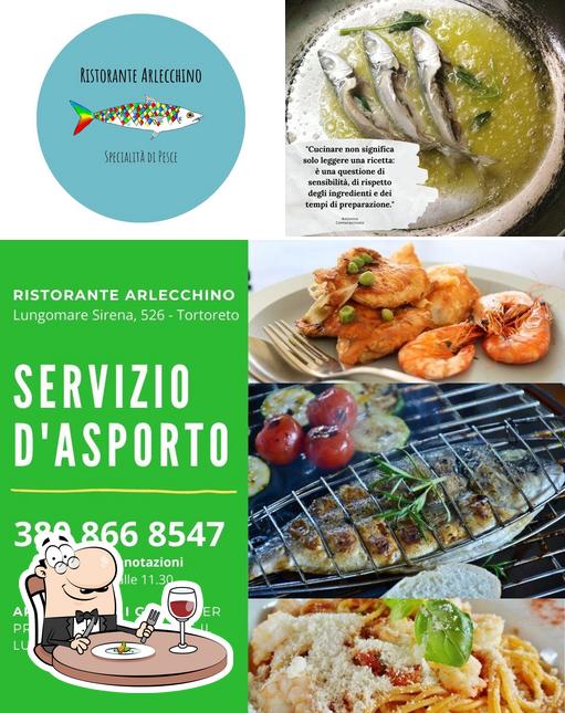 Platti al Ristorante Arlecchino