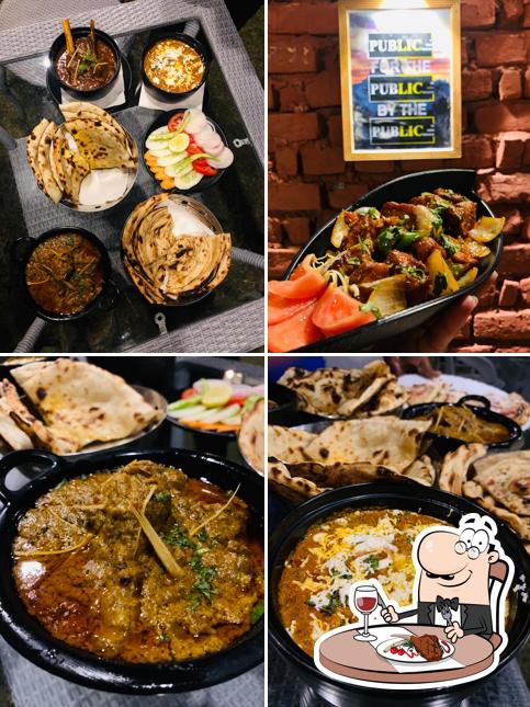 Public- The Garden Restaurant offers meat meals