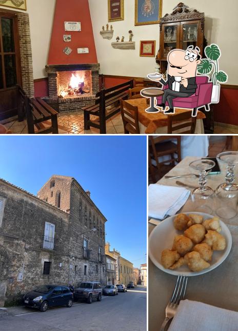 Dai un’occhiata alla immagine che mostra la interni e esterno di Antica Trattoria Innarone