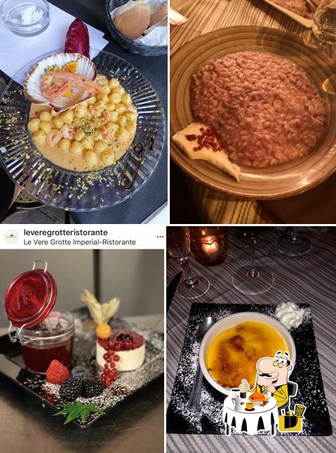 Cibo al Ristorante Le Vere Grotte Imperial di Enzo dal 1980