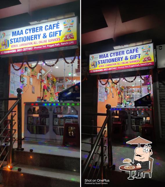 The exterior of MAA CYBER CAFE STATIONNARY & GIFT
