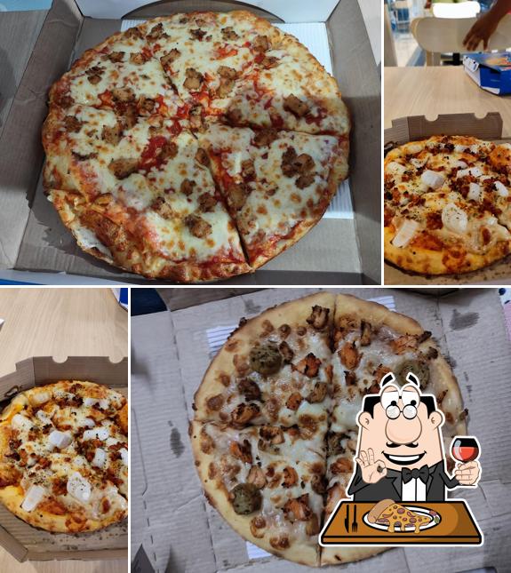 Try out various types of pizza